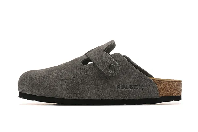 Birkenstock Arizona Gray Suede Clog 5