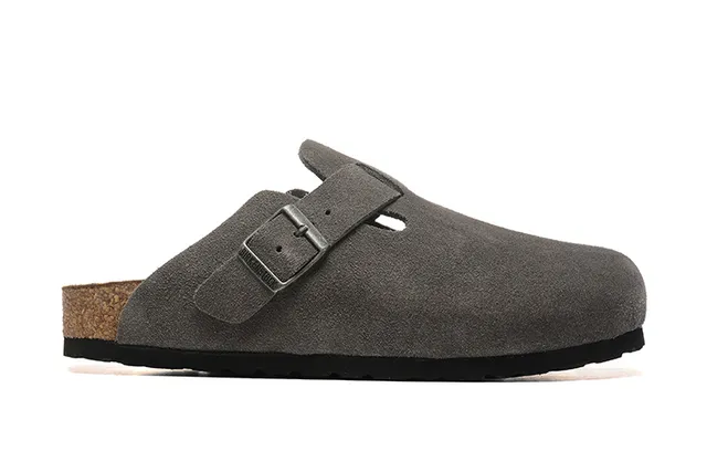Birkenstock Arizona Gray Suede Clog 6