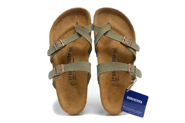 Birkenstock Arizona ऑलिव ग्रीन कैजुअल सैंडल 2