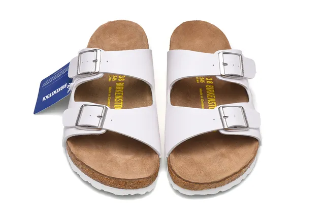 Birkenstock Arizona सफेद कैजुअल सैंडल 3