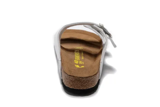 Birkenstock Arizona Sandálias Casuais Brancas de Duas Tiras 3