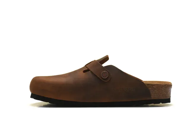Birkenstock Boston Brown Leather Clog 2
