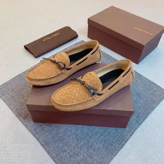 Bottega Veneta Andiamo বুনা স্যুড লোফার