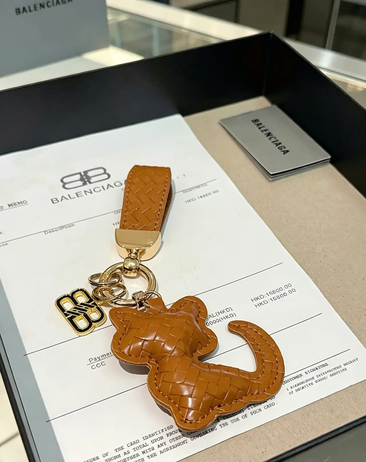 Bottega Veneta Brown Gold Intrecciato Woven Leather Cat-Shaped Charm Handbag 2