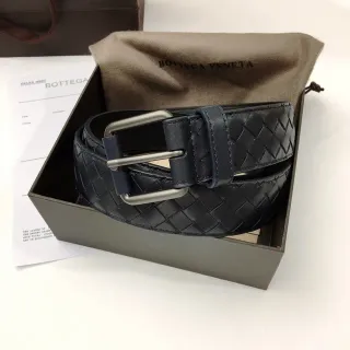 Bottega Veneta Woven Intrecciato Leather Belt