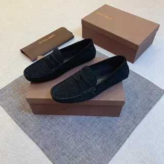 Bottega Veneta বুনা Intrecciato সুয়েড লোফার