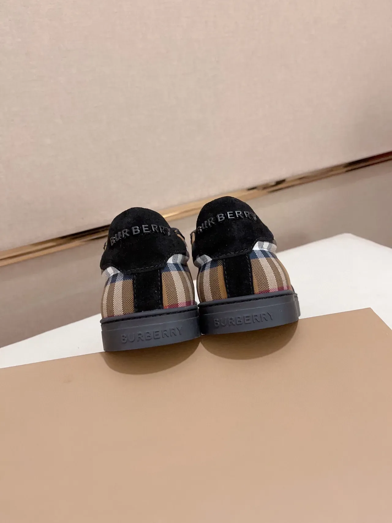 Burberry House Check Suede Panel Lifestyle Sneakers 8