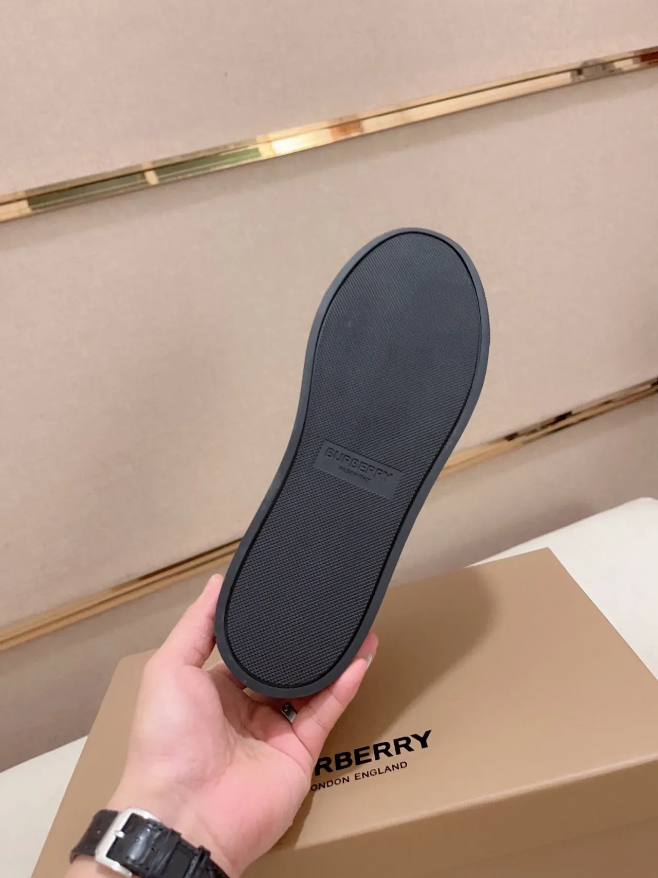 Burberry House Check Suede Panel Lifestyle Sneakers 9