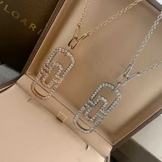 Bvlgari B.zero1 Meander Pavé Pendant Necklace