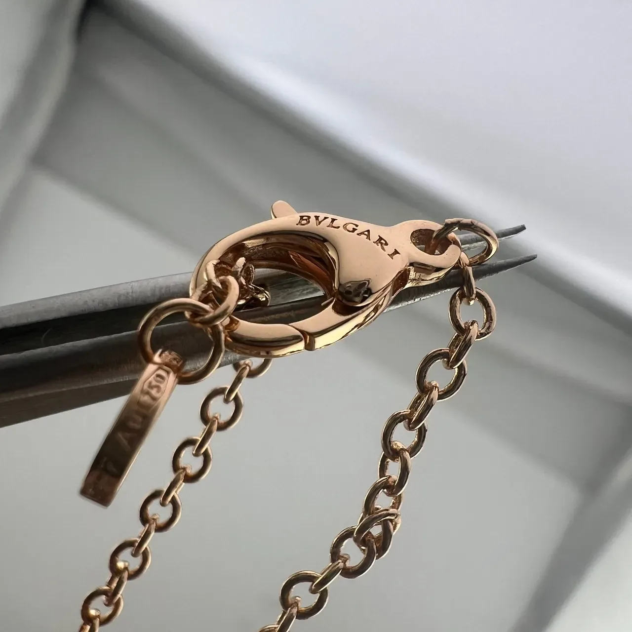 Bvlgari B.zero1 Meander Pavé पेंडेंट नेकलेस 3