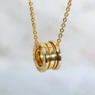Bvlgari B.zero1 मल्टी रिंग सोने का हार