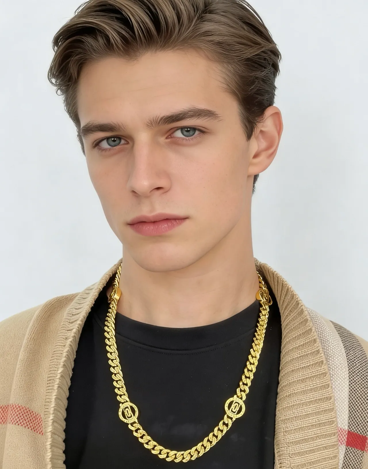 Bvlgari B.zero1 Rock Triple Medallion Gold Necklace 5