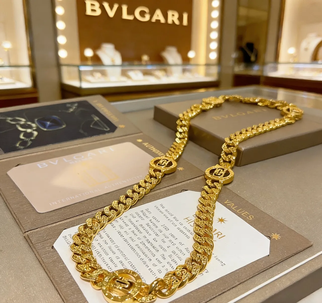Bvlgari B.zero1 Rock Triple Medallion Gold Necklace 7