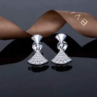 Bvlgari Divas' Dream 扇形镶钻耳环
