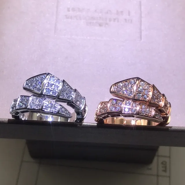 Bvlgari রুপা সোনা আর্কুলেটেড সেগমেন্টেড পাভে হীরা আংটি 8