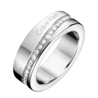 Calvin Klein Channel-Set Pavé Crystal Ring