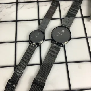 Calvin Klein Minimalist Black Mesh Strap Quartz Watch
