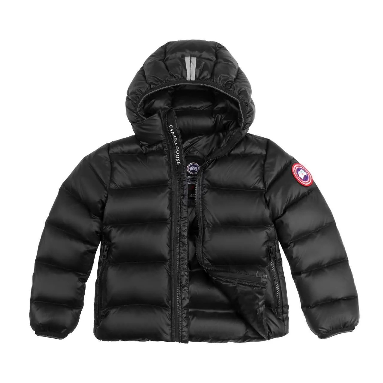 Canada Goose Maya 黑色 绗缝帽式羽绒夹克 3