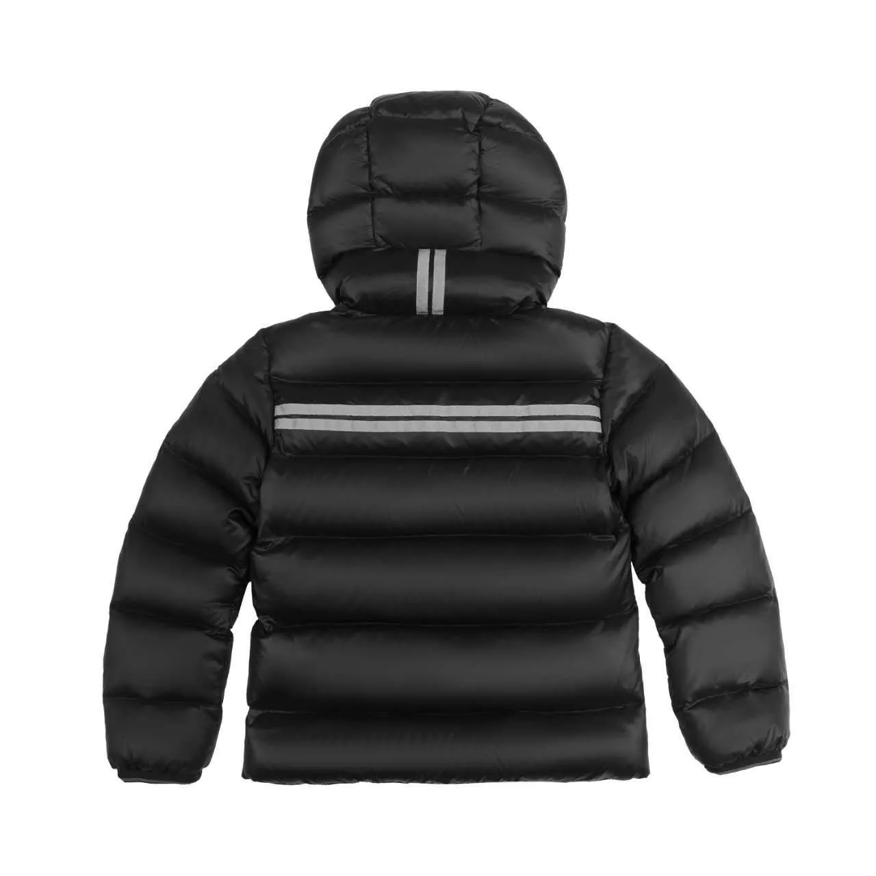 Canada Goose Maya 黑色 绗缝帽式羽绒夹克 4