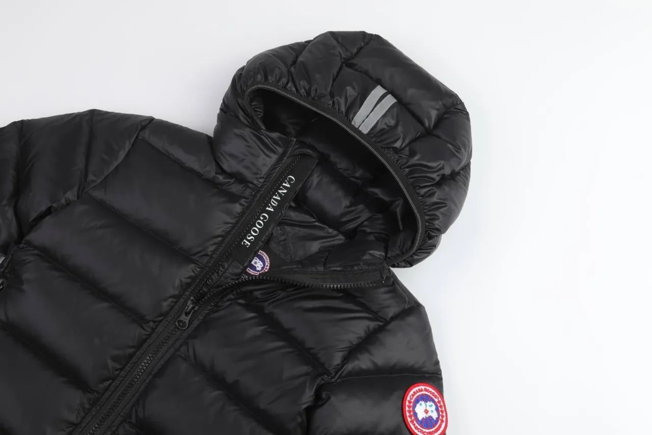Canada Goose Maya 黑色 绗缝帽式羽绒夹克 5