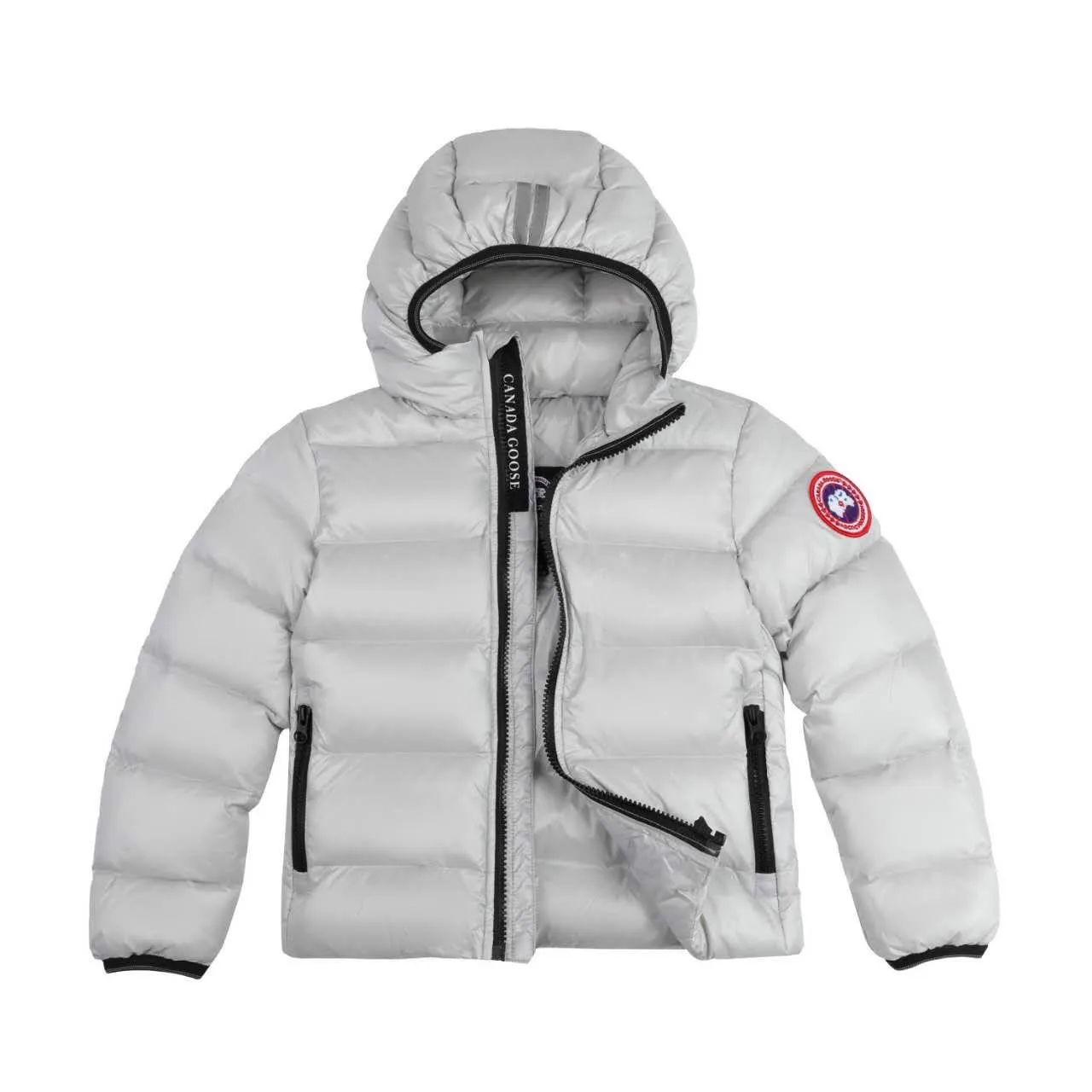 Canada Goose Maya 黑色 绗缝帽式羽绒夹克 12