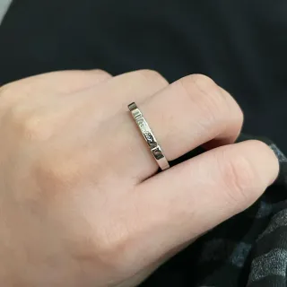Cartier Juste un Clou خاتم باند مسطح منقوش