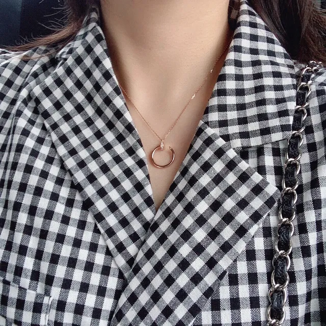 Cartier Juste un Clou Open Circle Diamond Pendant Necklace 3