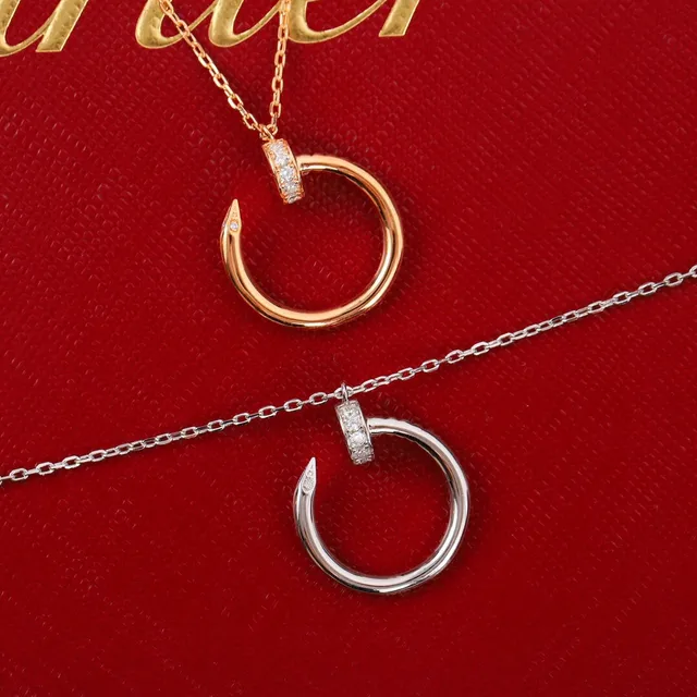 Cartier Juste un Clou Open Circle Diamond Pendant Necklace 4