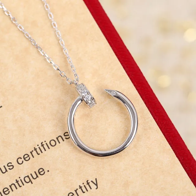 Cartier Juste un Clou Open Circle Diamond Pendant Necklace 7