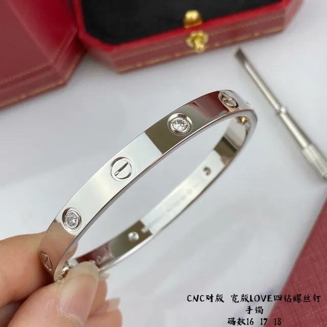 سواري Cartier Love ذهب متعدد الألوان نقش المسمار حجر مموه 3