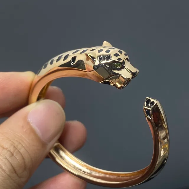 Cartier Panthère de Cartier Panther Head Open Bangle Bracelet 3