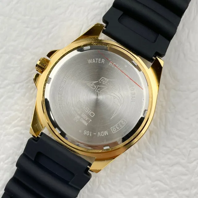 Casio Blue and Gold Diver-Style Sports Watch 3