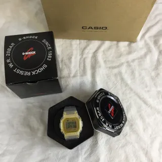Casio G-Shock DW-5600 Montre Sport Translucide Jaune