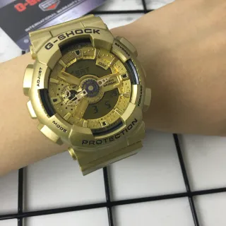Casio G-Shock GA-110 Gold-Tone Analog-Digital Sports Watch