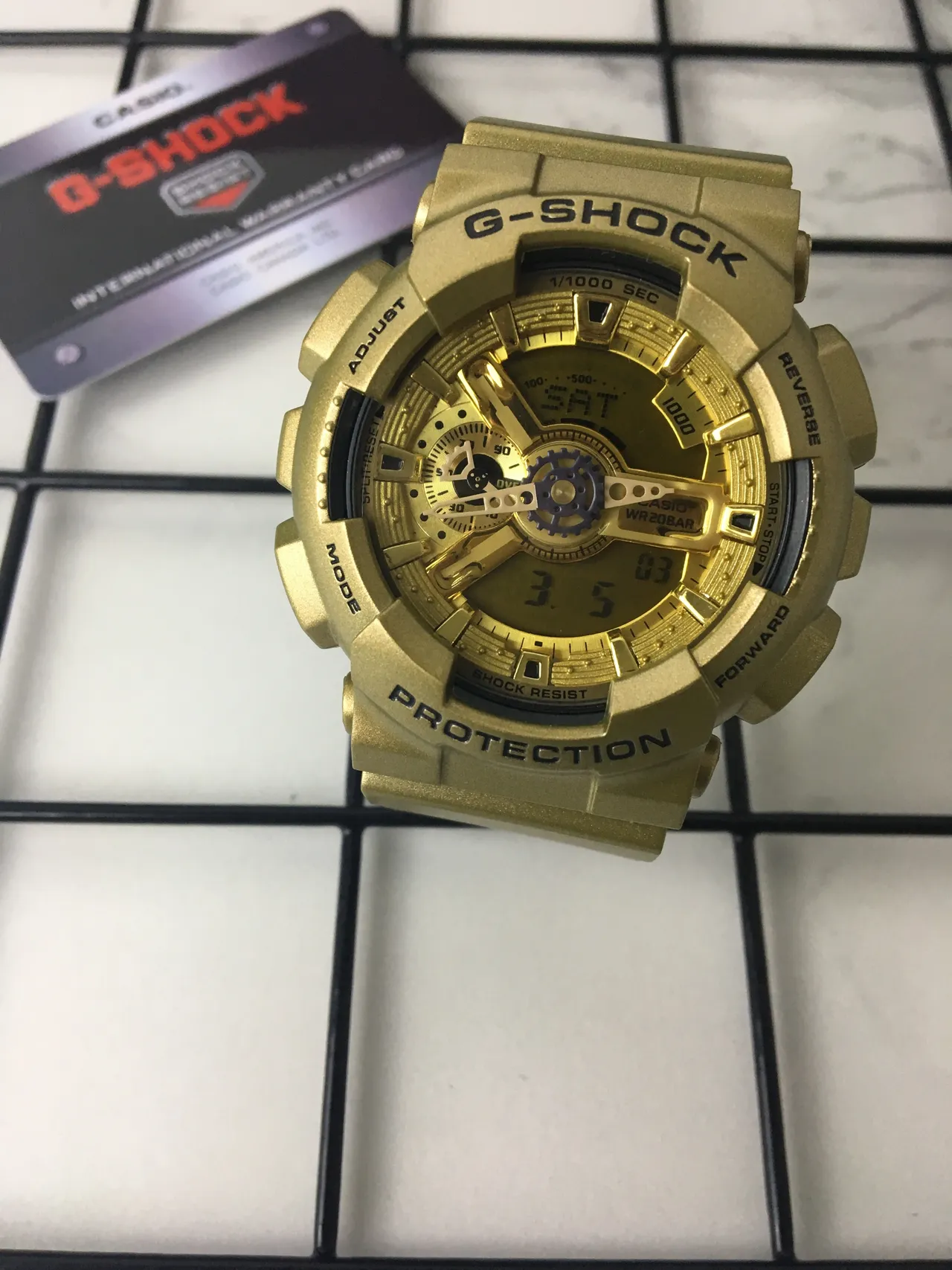 Casio G-Shock GA-110 Gold-Tone Analog-Digital Sports Watch 2