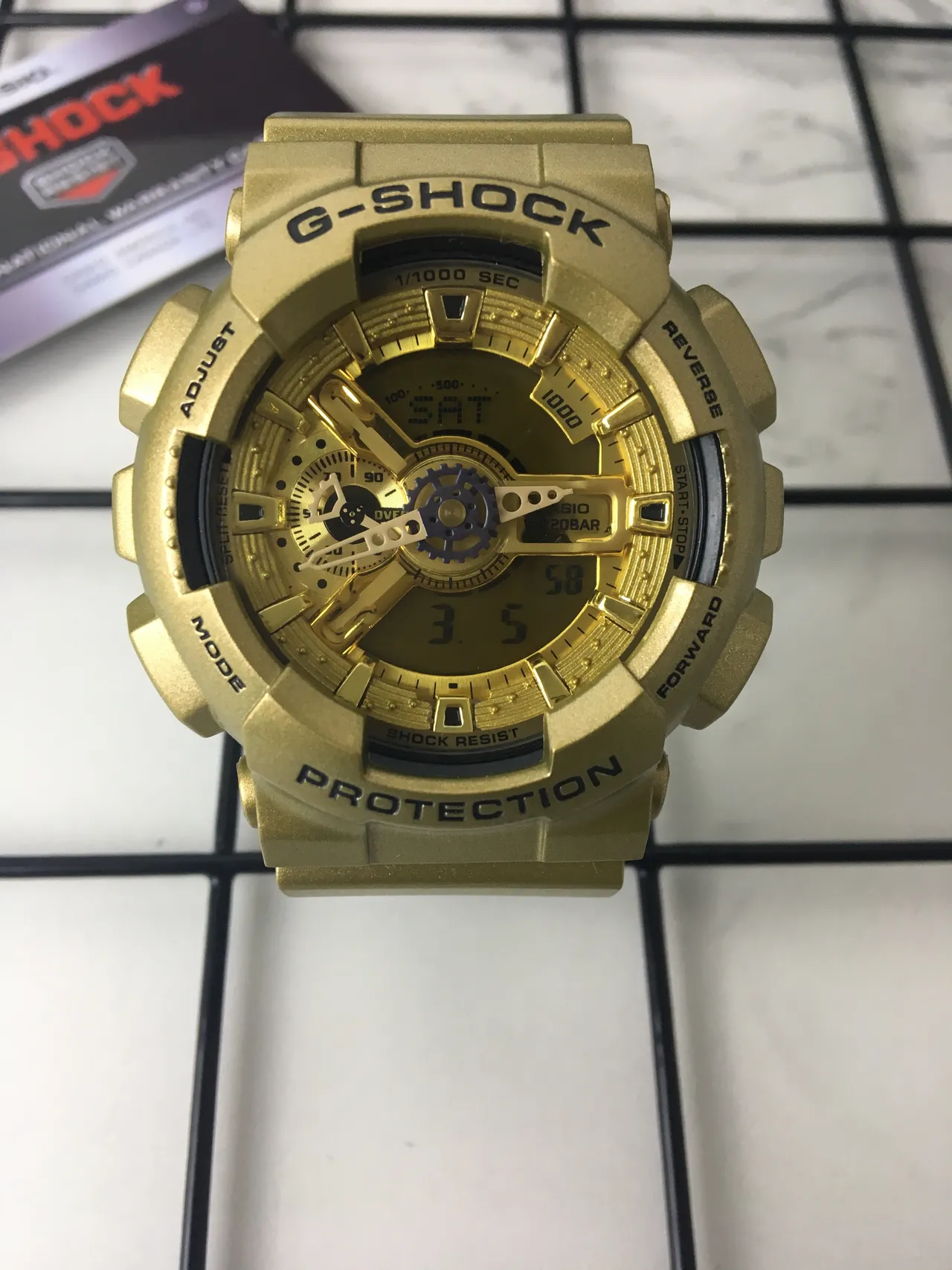 Casio G-Shock GA-110 Gold-Tone Analog-Digital Sports Watch 3