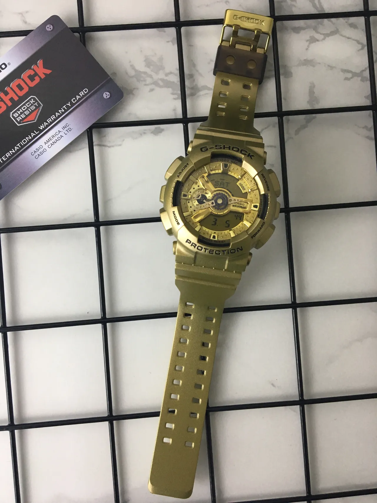 Casio G-Shock GA-110 Gold-Tone Analog-Digital Sports Watch 6