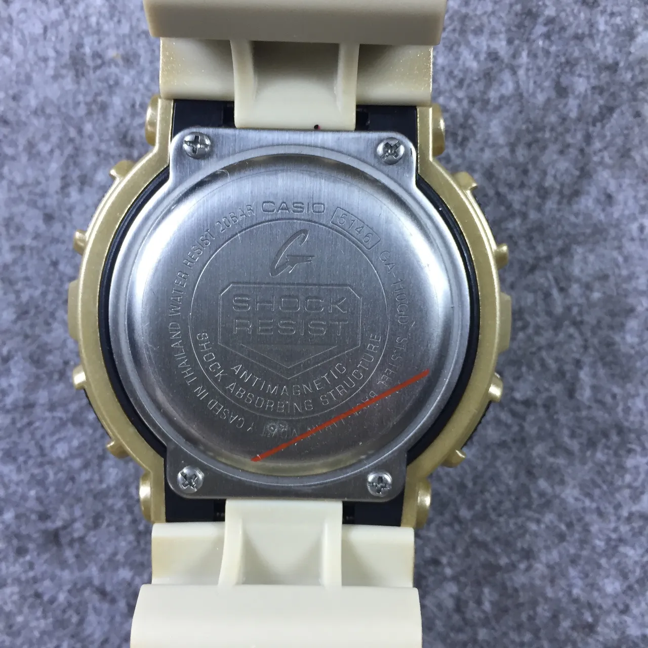 Casio G-Shock GA-110 Gold-Tone Analog-Digital Sports Watch 9
