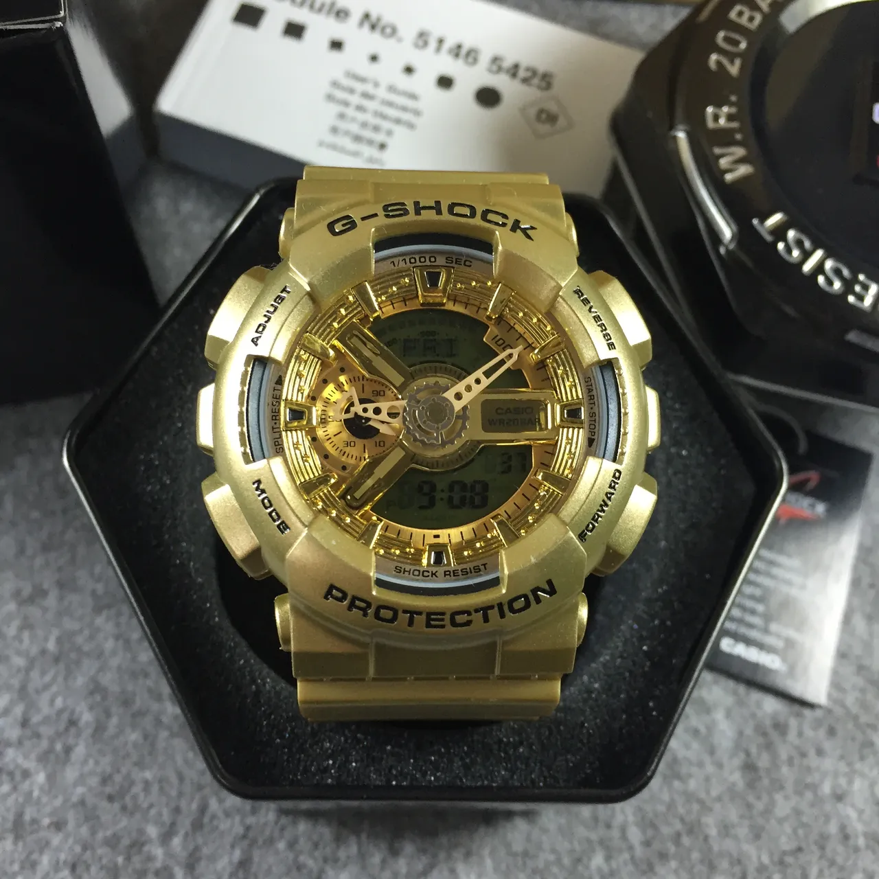 Casio G-Shock GA-110 Gold-Tone Analog-Digital Sports Watch 12
