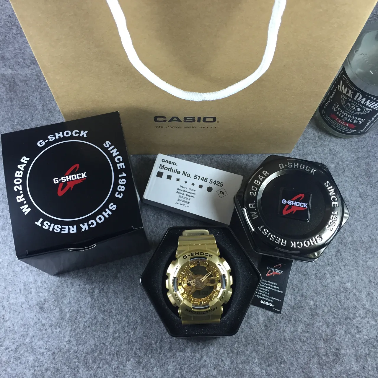 Casio G-Shock GA-110 Gold-Tone Analog-Digital Sports Watch 13