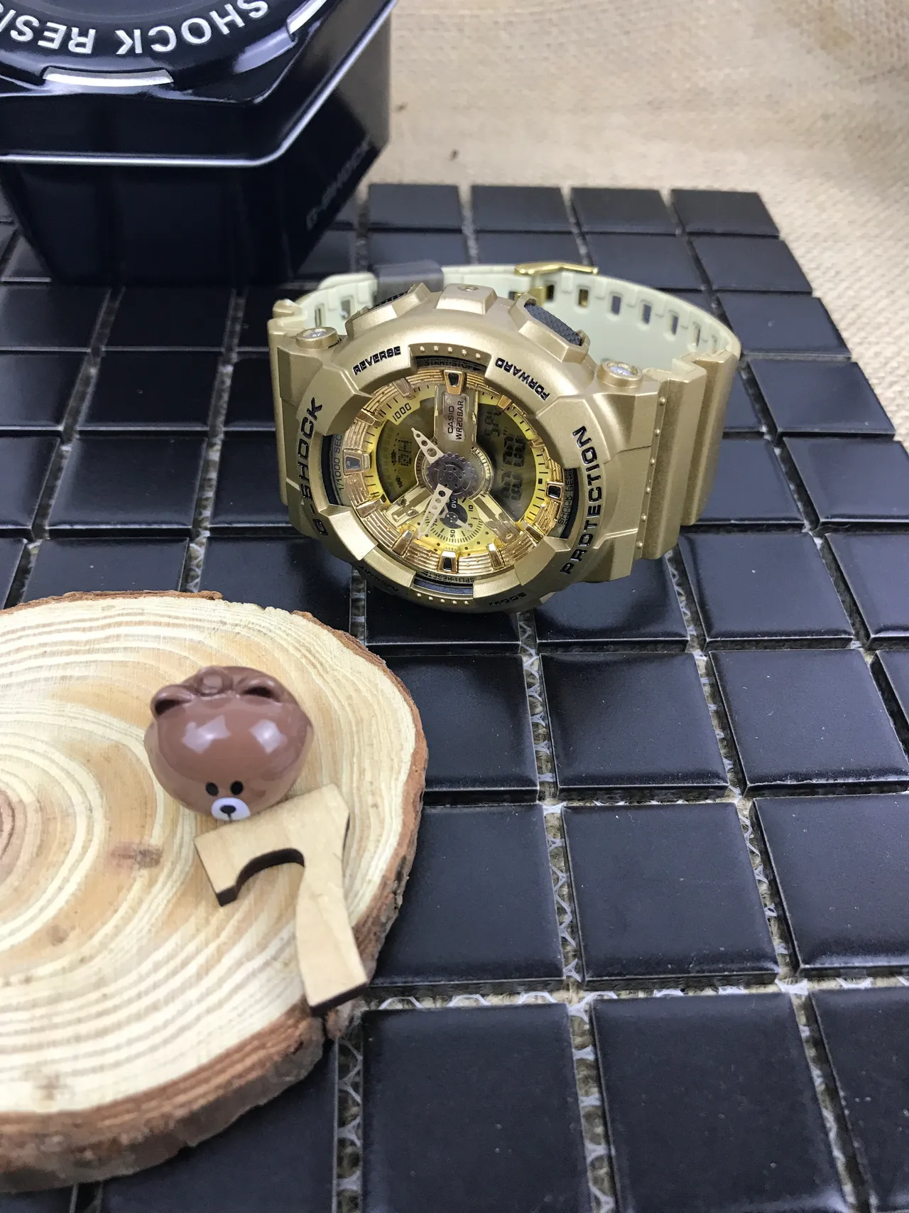 Casio G-Shock GA-110 Gold-Tone Analog-Digital Sports Watch 15