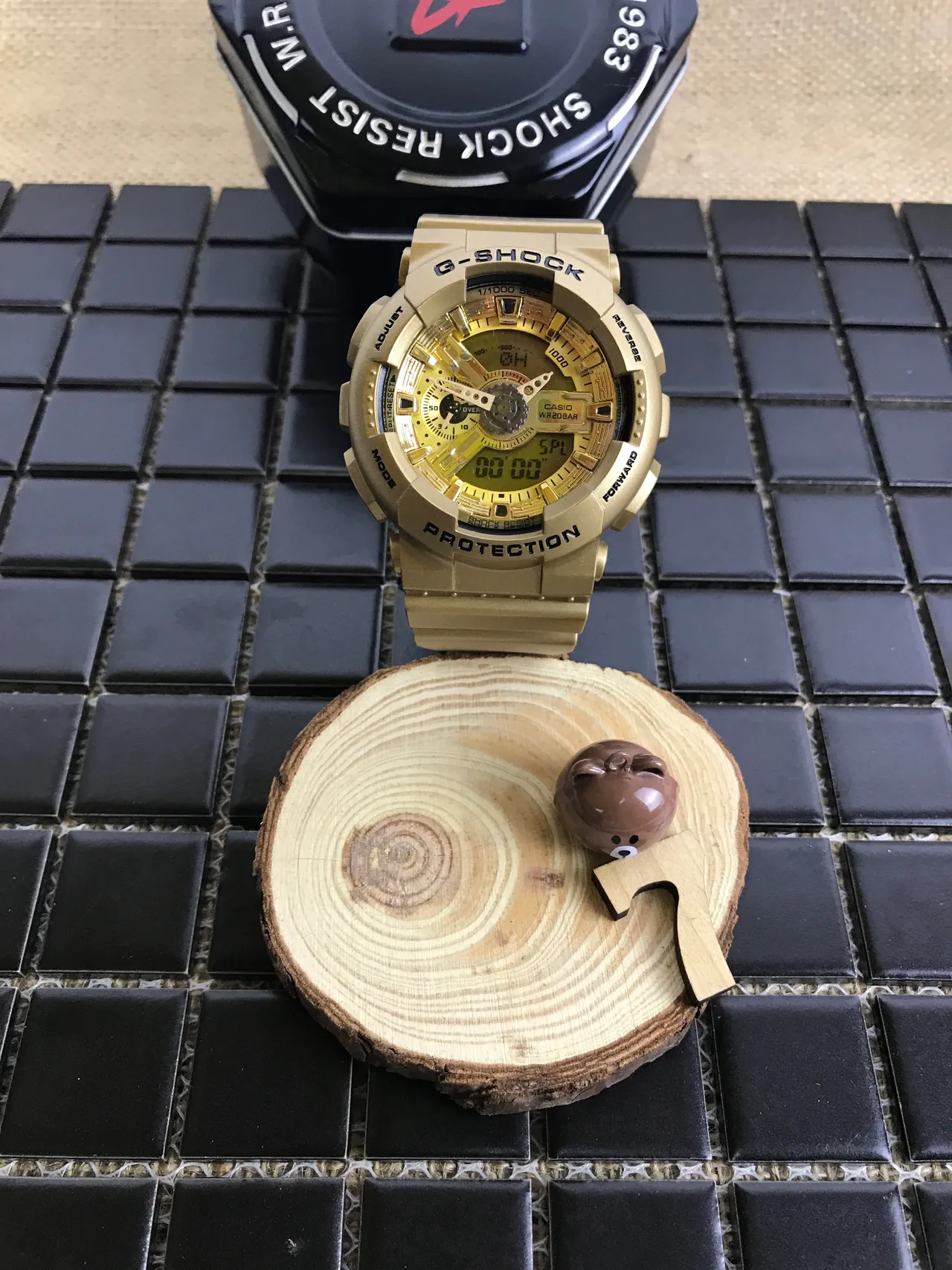 Casio G-Shock GA-110 Gold-Tone Analog-Digital Sports Watch 17
