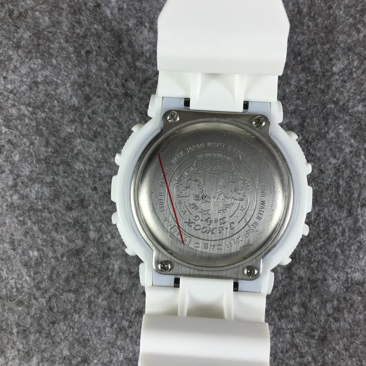 Casio G-Shock GA-110 White and Rose Gold Sports Watch 9