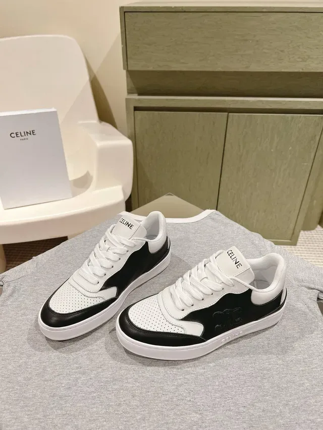 Celine CT-01 Z Trainer sneakers lifestyle noir et blanc 4