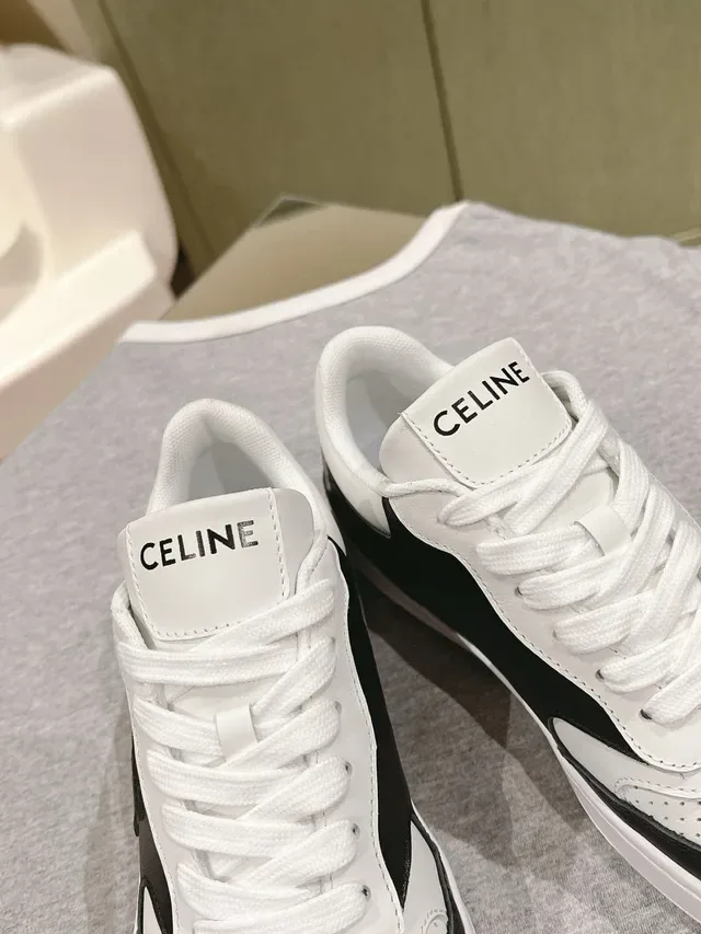 Celine CT-01 Z Trainer sneakers lifestyle noir et blanc 5
