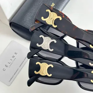 Céline Triomphe نظارات شمسية كبيرة مستطيلة أسيتات