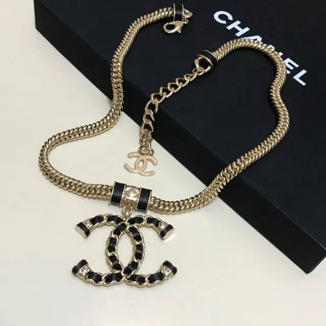 Chanel Camellia collier White Gold-Tone Chain collier 2