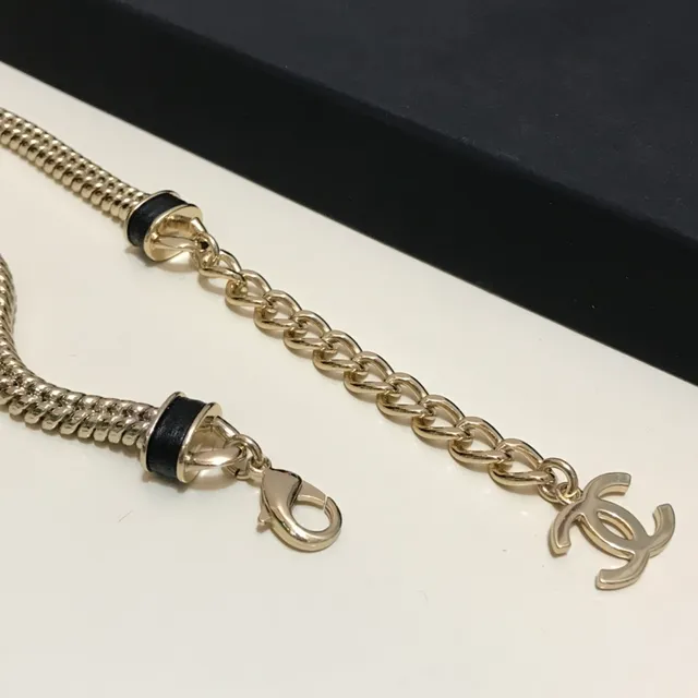 Chanel Camellia collier White Gold-Tone Chain collier 3