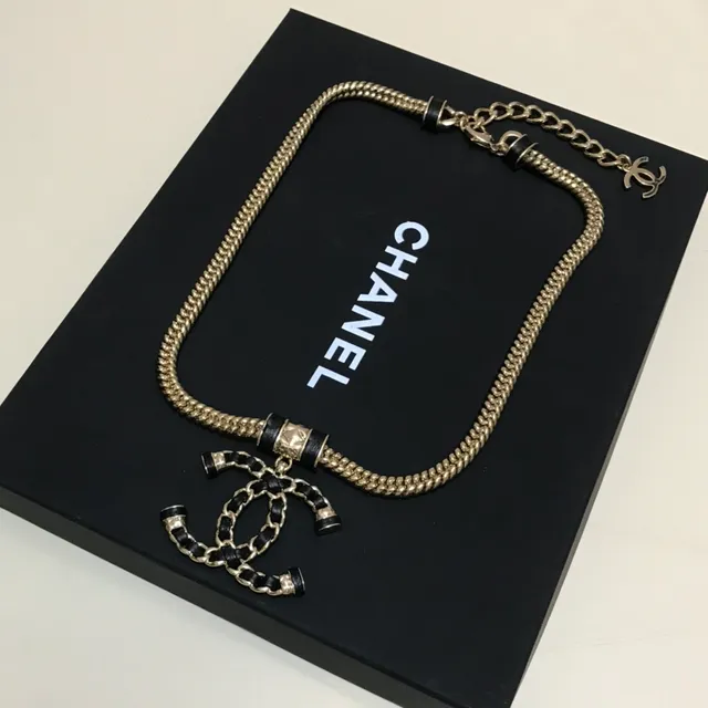 Chanel Camellia collier White Gold-Tone Chain collier 5