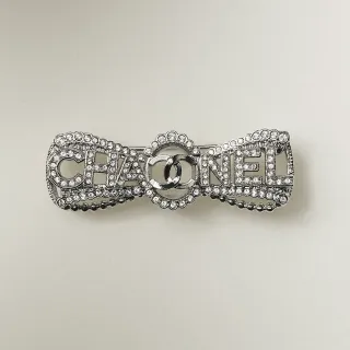 Chanel CHANEL क्रिस्टल लेटरिंग पपड़ी ब्रोच